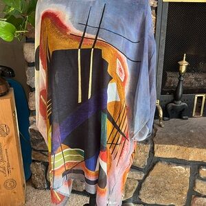 Artistic Abstract Women's Blouse